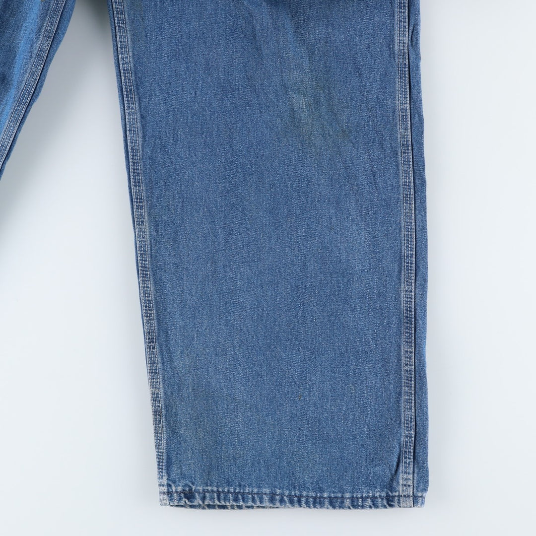 80s-90'S Carhartt denim overalls, made in the USA, men's size W36 cotton blue type Vintage Second Hand