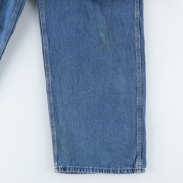 80s-90'S Carhartt denim overalls, made in the USA, men's size W36 cotton blue type Vintage Second Hand