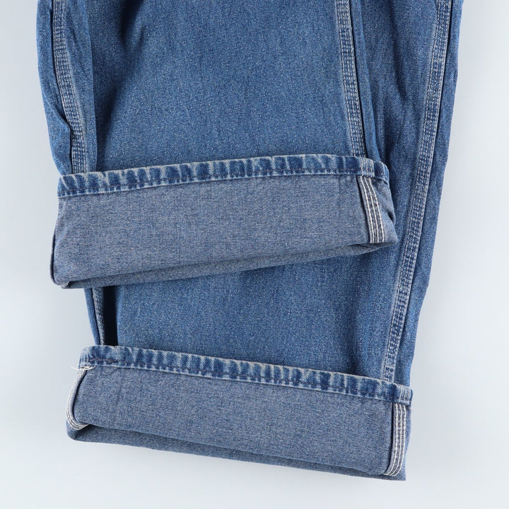 80s-90'S Carhartt denim overalls, made in the USA, men's size W36 cotton blue type Vintage Second Hand