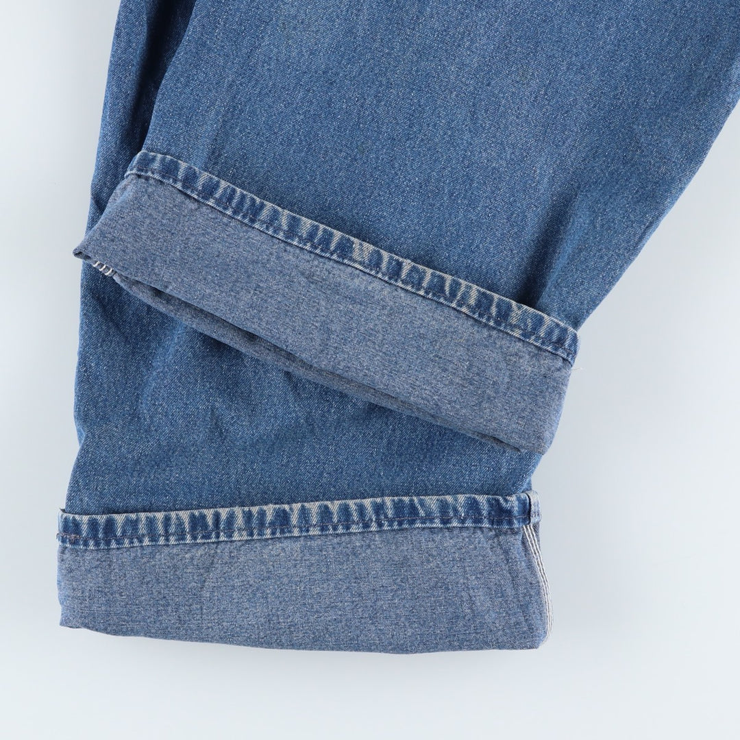 80s-90'S Carhartt denim overalls, made in the USA, men's size W36 cotton blue type Vintage Second Hand