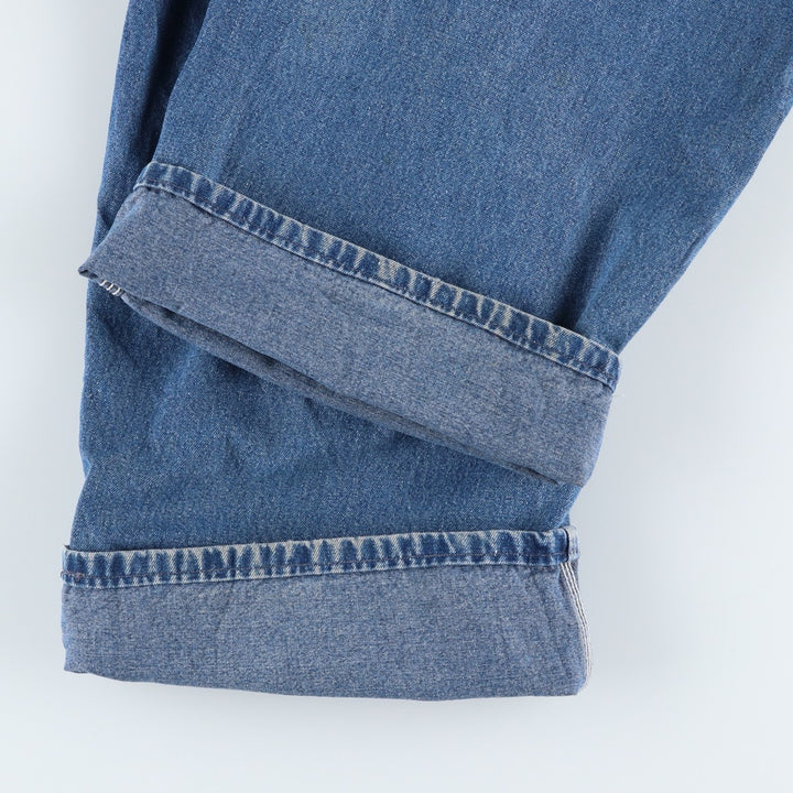 80s-90'S Carhartt denim overalls, made in the USA, men's size W36 cotton blue type Vintage Second Hand