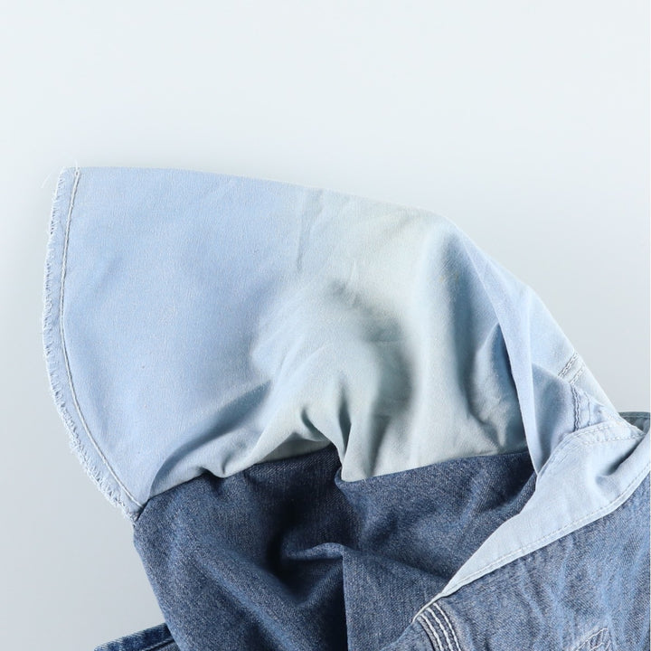 80s-90'S Carhartt denim overalls, made in the USA, men's size W36 cotton blue type Vintage Second Hand