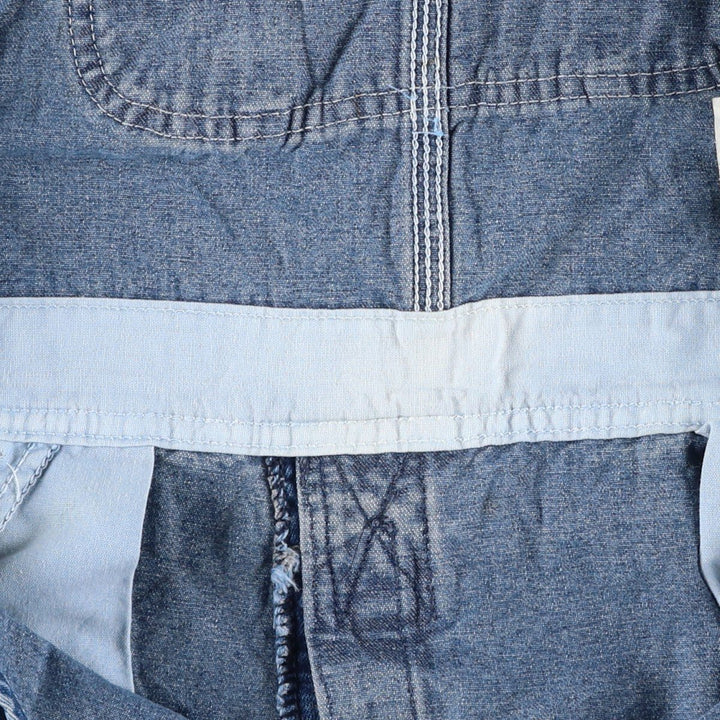 80s-90'S Carhartt denim overalls, made in the USA, men's size W36 cotton blue type Vintage Second Hand