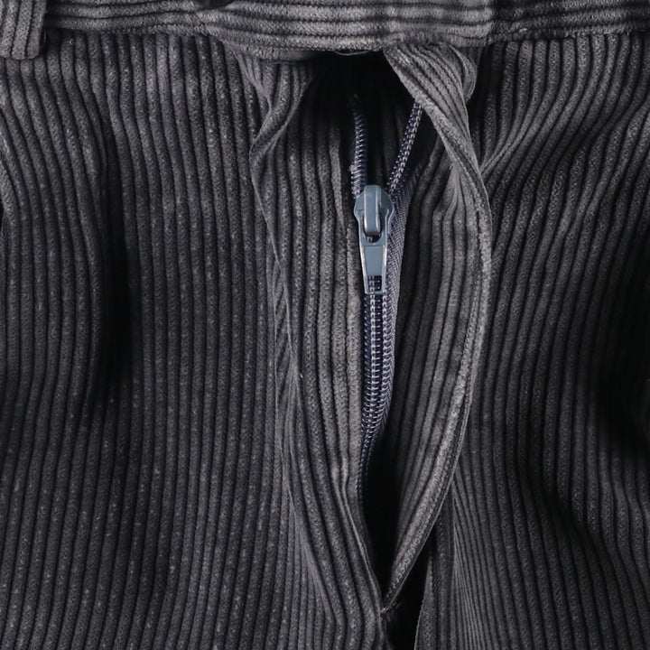 JCTWIDO Two-pleat Wide Rib Corduroy Pants, Men's, Size W34 cotton gray type Vintage Second Hand