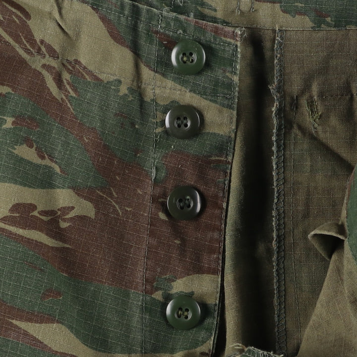 Camouflage Ripstop Military Cargo Pants, Combat Pants, Size M (46), Men's Size W36 unclear Khaki type Vintage Second Hand
