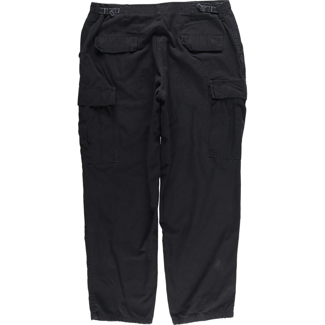 TRU-SPEC Ripstop Military Cargo Pants, Large-Regular, Men's Size L (civilian product) polyester black type Vintage Second Hand
