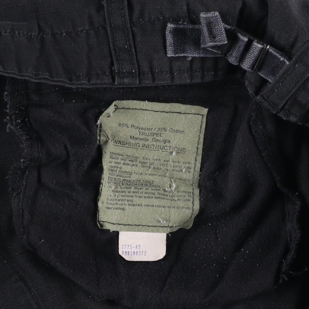TRU-SPEC Ripstop Military Cargo Pants, Large-Regular, Men's Size L (civilian product) polyester black type Vintage Second Hand