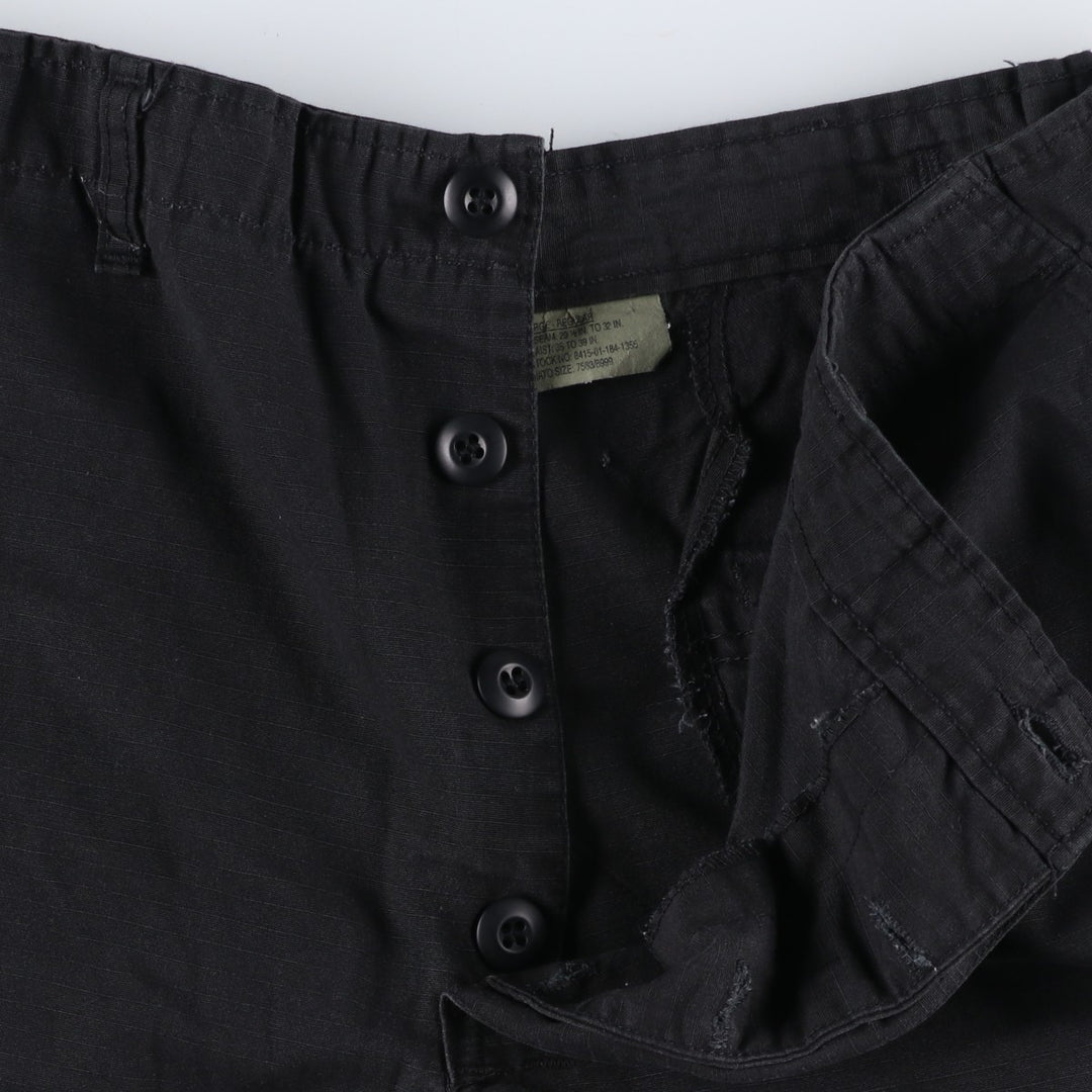 TRU-SPEC Ripstop Military Cargo Pants, Large-Regular, Men's Size L (civilian product) polyester black type Vintage Second Hand