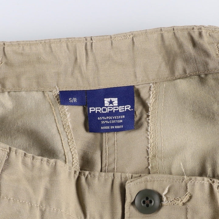 Civilian PROPPER Ripstop Military Cargo Pants, Men's, Size W30 polyester Beige type Vintage Second Hand