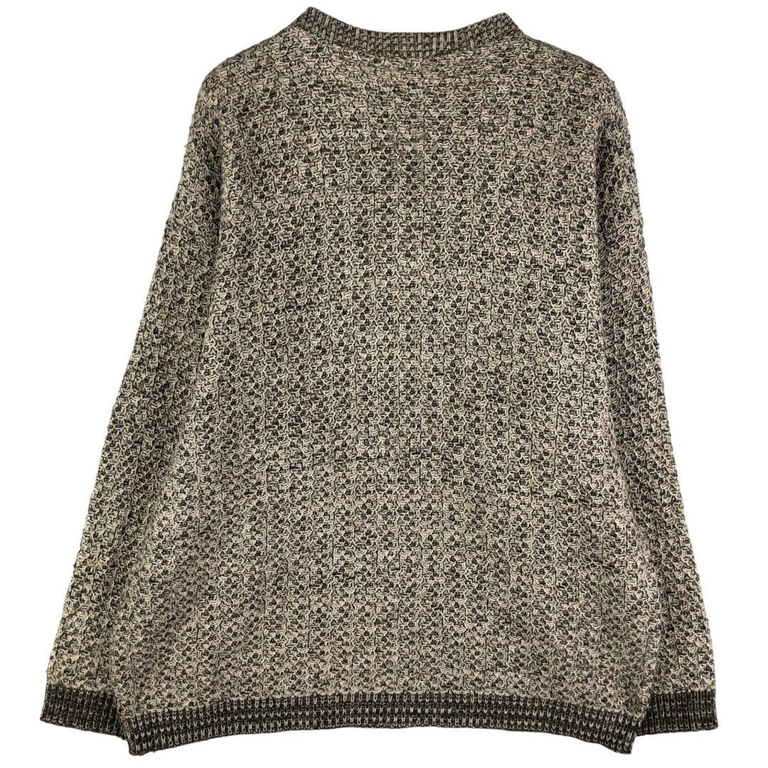 PROFILO SPORT Acrylic Knit Sweater, Men's XL acrylic Beige type Vintage Second Hand