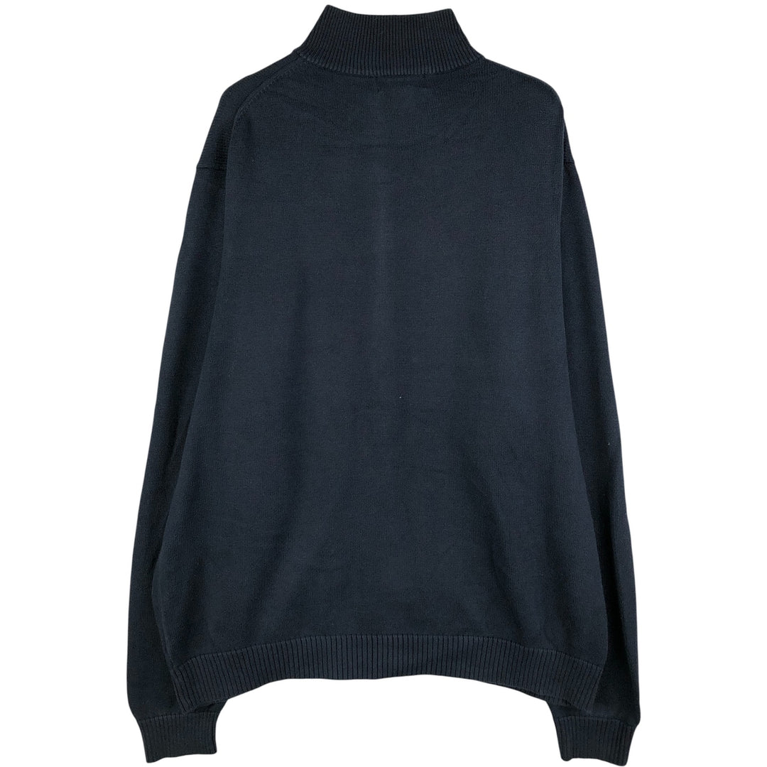 Brooks Brothers Driver's Knit Sweater, Men's XL Supima Cotton navy blue type Vintage Second Hand