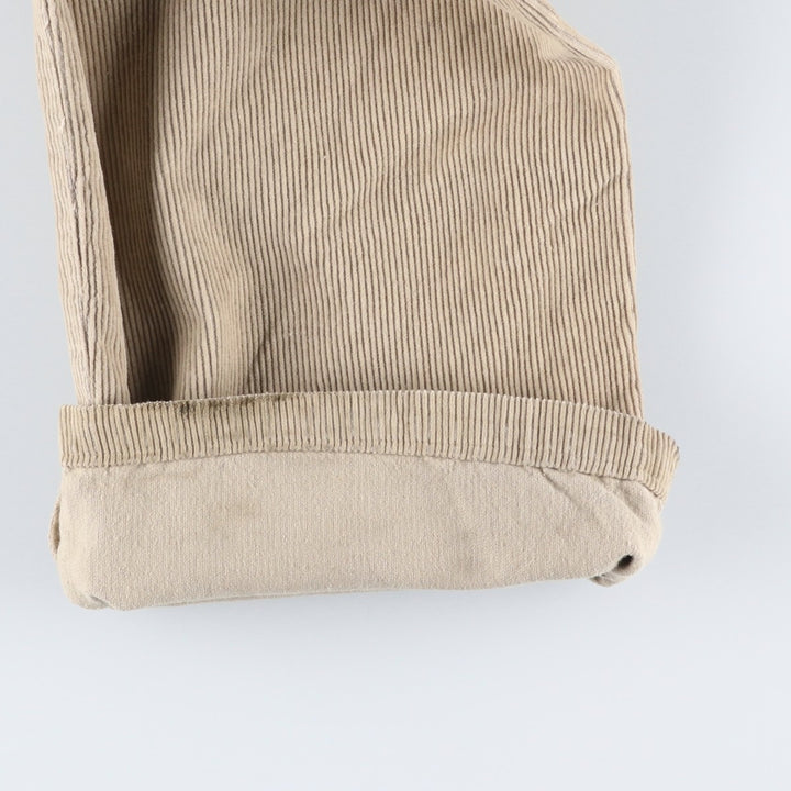 LIBERTO Corduroy Overalls, Women's XL (W31) cotton Beige type Vintage Second Hand