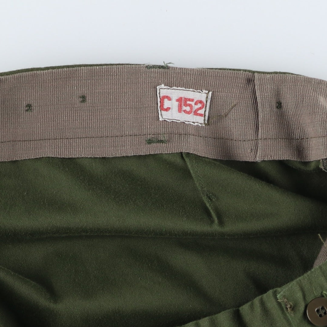 Swedish Military Cargo Pants, Combat Pants, C152, Men's, Size W35 unclear Khaki type Vintage Second Hand