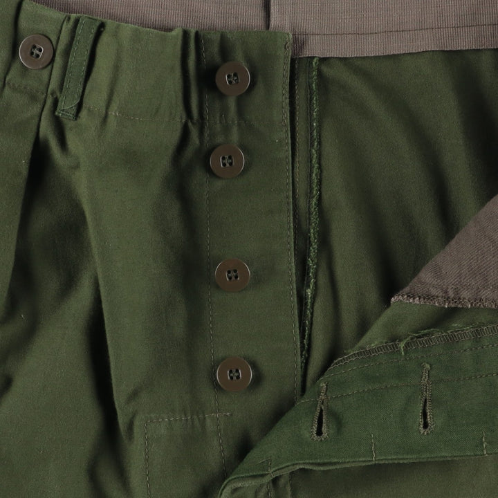 Swedish Military Cargo Pants, Combat Pants, C152, Men's, Size W35 unclear Khaki type Vintage Second Hand