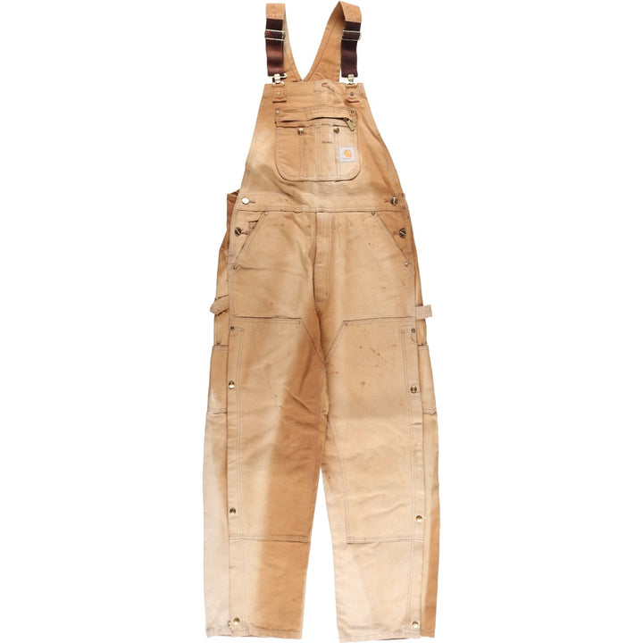 Carhartt Double Knee Duck Overalls for Men (W30 equivalent) cotton brown type Vintage Second Hand
