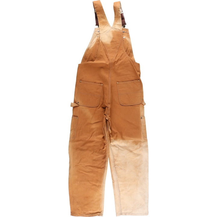 Carhartt Double Knee Duck Overalls for Men (W30 equivalent) cotton brown type Vintage Second Hand
