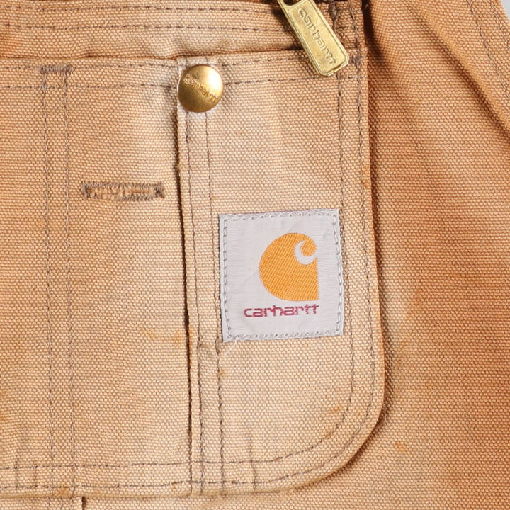 Carhartt Double Knee Duck Overalls for Men (W30 equivalent) cotton brown type Vintage Second Hand