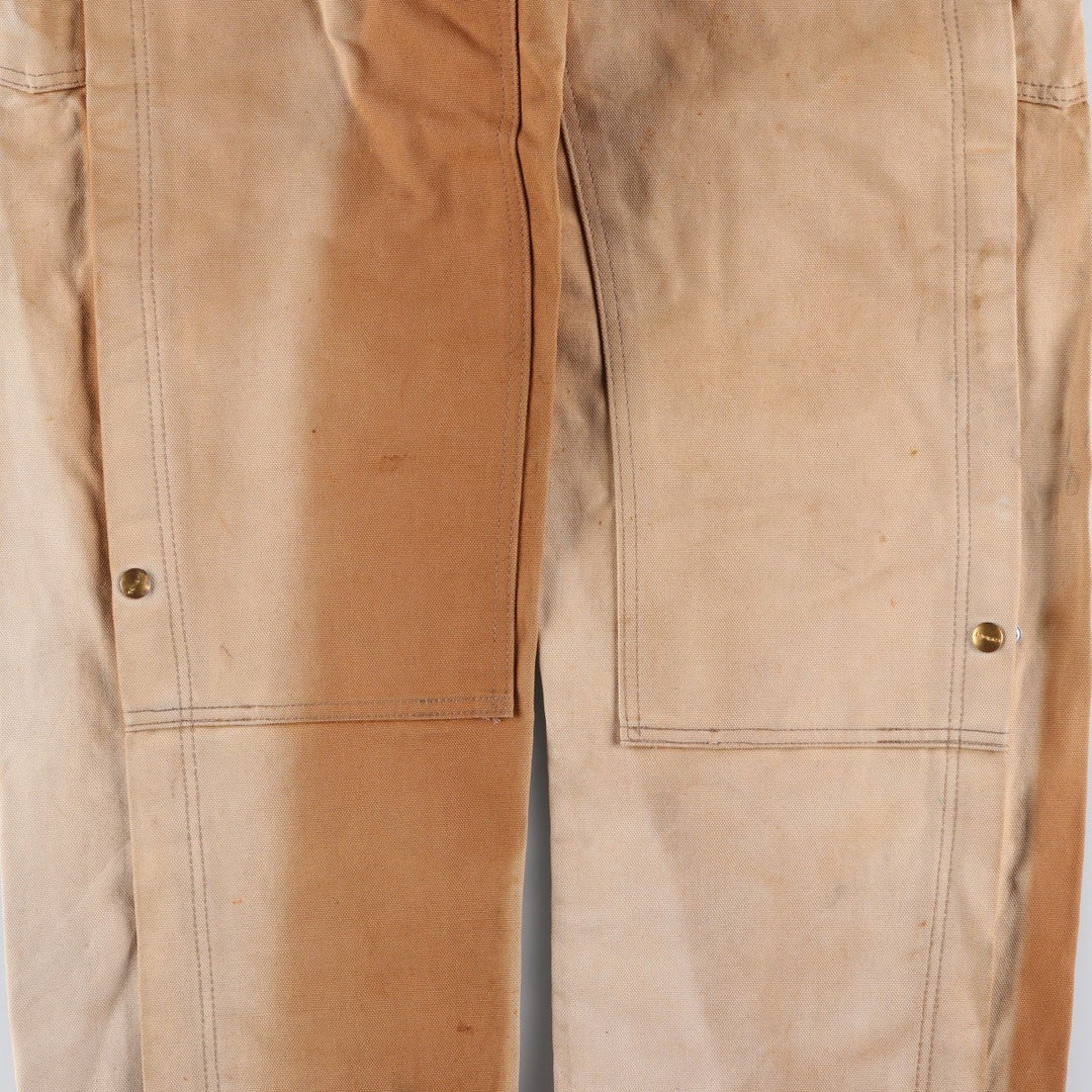 Carhartt Double Knee Duck Overalls for Men (W30 equivalent) cotton brown type Vintage Second Hand