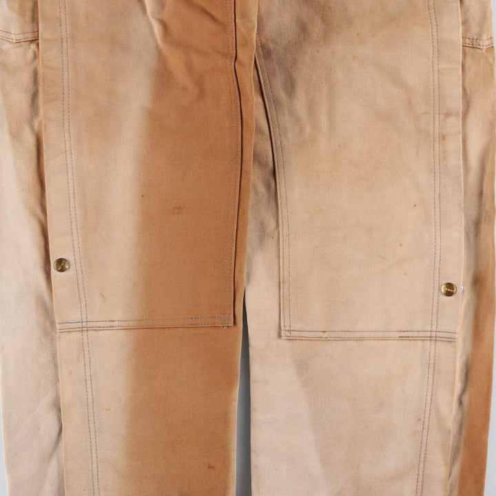 Carhartt Double Knee Duck Overalls for Men (W30 equivalent) cotton brown type Vintage Second Hand