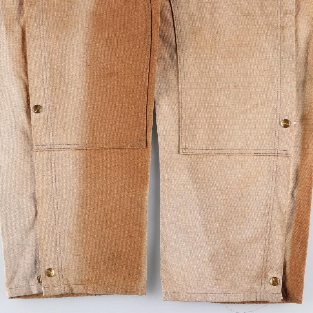 Carhartt Double Knee Duck Overalls for Men (W30 equivalent) cotton brown type Vintage Second Hand