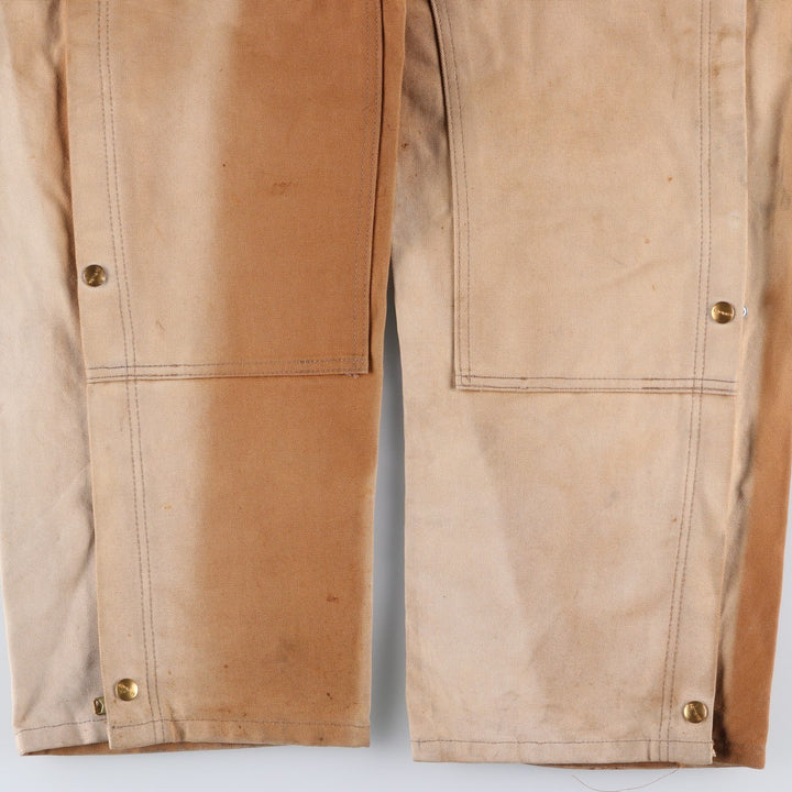 Carhartt Double Knee Duck Overalls for Men (W30 equivalent) cotton brown type Vintage Second Hand