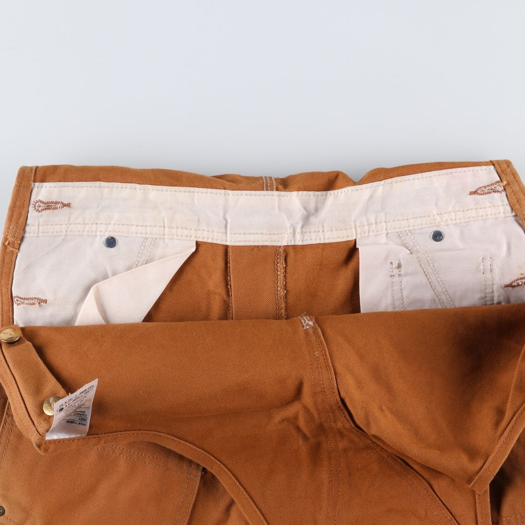 Carhartt Double Knee Duck Overalls for Men (W30 equivalent) cotton brown type Vintage Second Hand