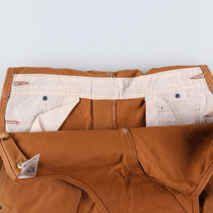 Carhartt Double Knee Duck Overalls for Men (W30 equivalent) cotton brown type Vintage Second Hand