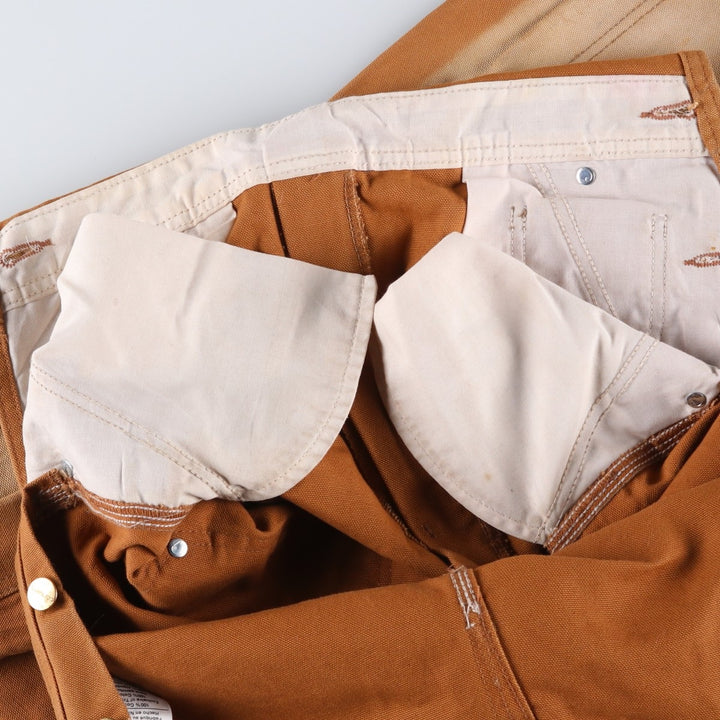 Carhartt Double Knee Duck Overalls for Men (W30 equivalent) cotton brown type Vintage Second Hand