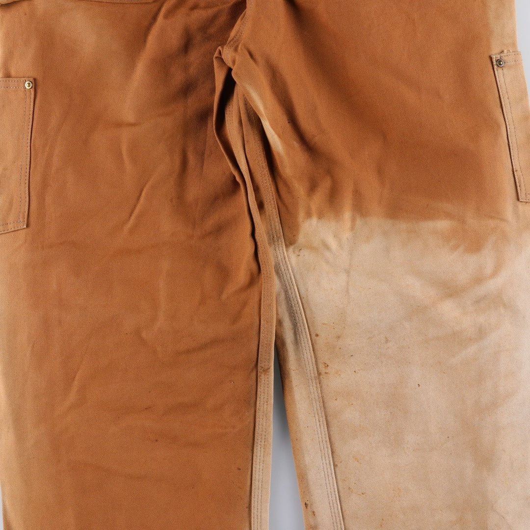 Carhartt Double Knee Duck Overalls for Men (W30 equivalent) cotton brown type Vintage Second Hand