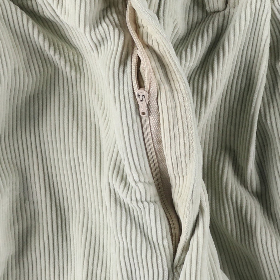 Vintage Santorelli two-pleat corduroy pants, made in Italy, men's size W33. cotton Khaki type beige Vintage Second Hand