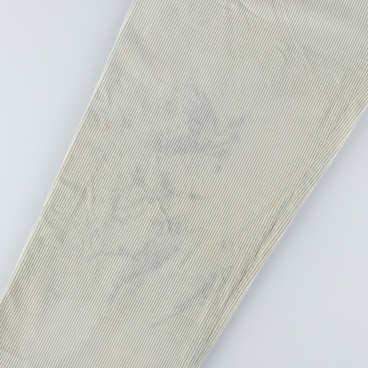 Vintage Santorelli two-pleat corduroy pants, made in Italy, men's size W33. cotton Khaki type beige Vintage Second Hand