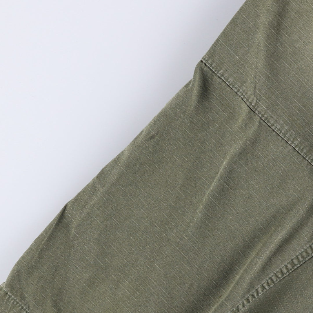 Double-knee ripstop military cargo pants, men's size W32 unclear Khaki type sage green Vintage Second Hand