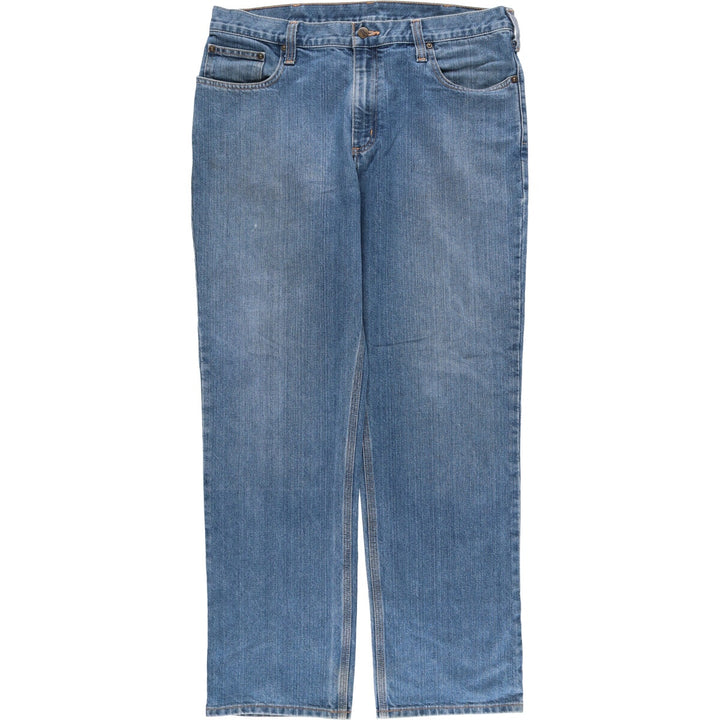 Carhartt Relaxed Fit Tapered Denim Pants for Men, W37 cotton blue type Vintage Second Hand