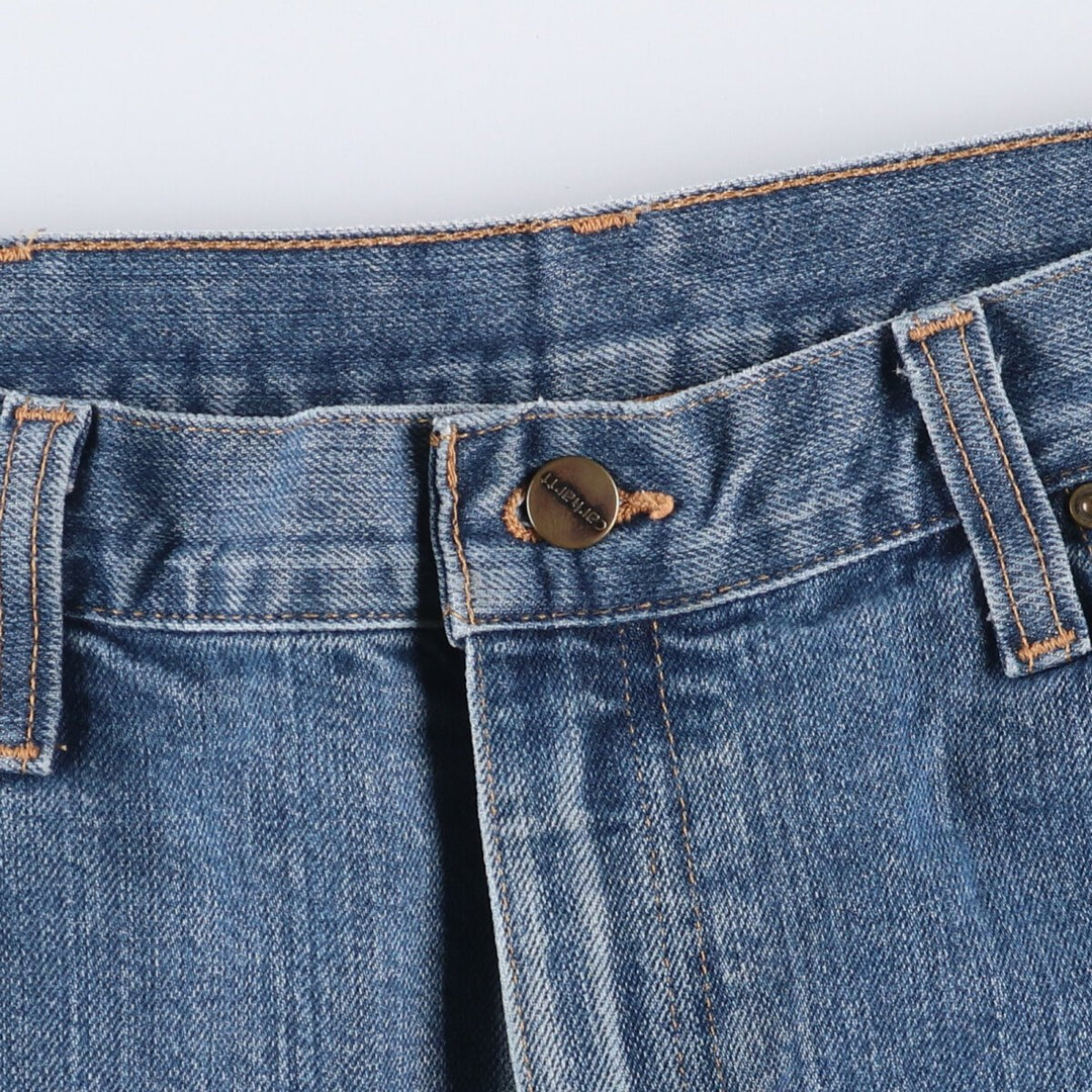 Carhartt Relaxed Fit Tapered Denim Pants for Men, W37 cotton blue type Vintage Second Hand