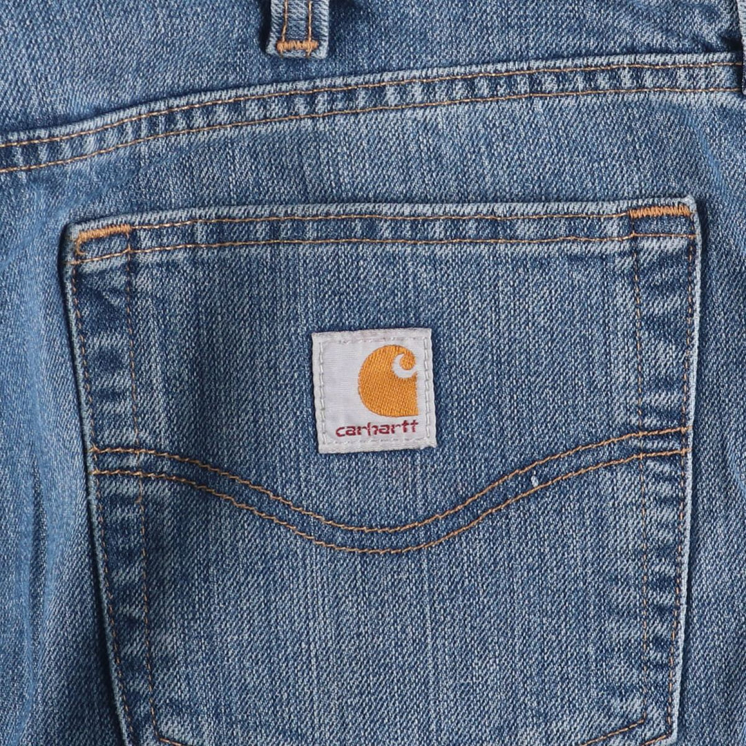 Carhartt Relaxed Fit Tapered Denim Pants for Men, W37 cotton blue type Vintage Second Hand