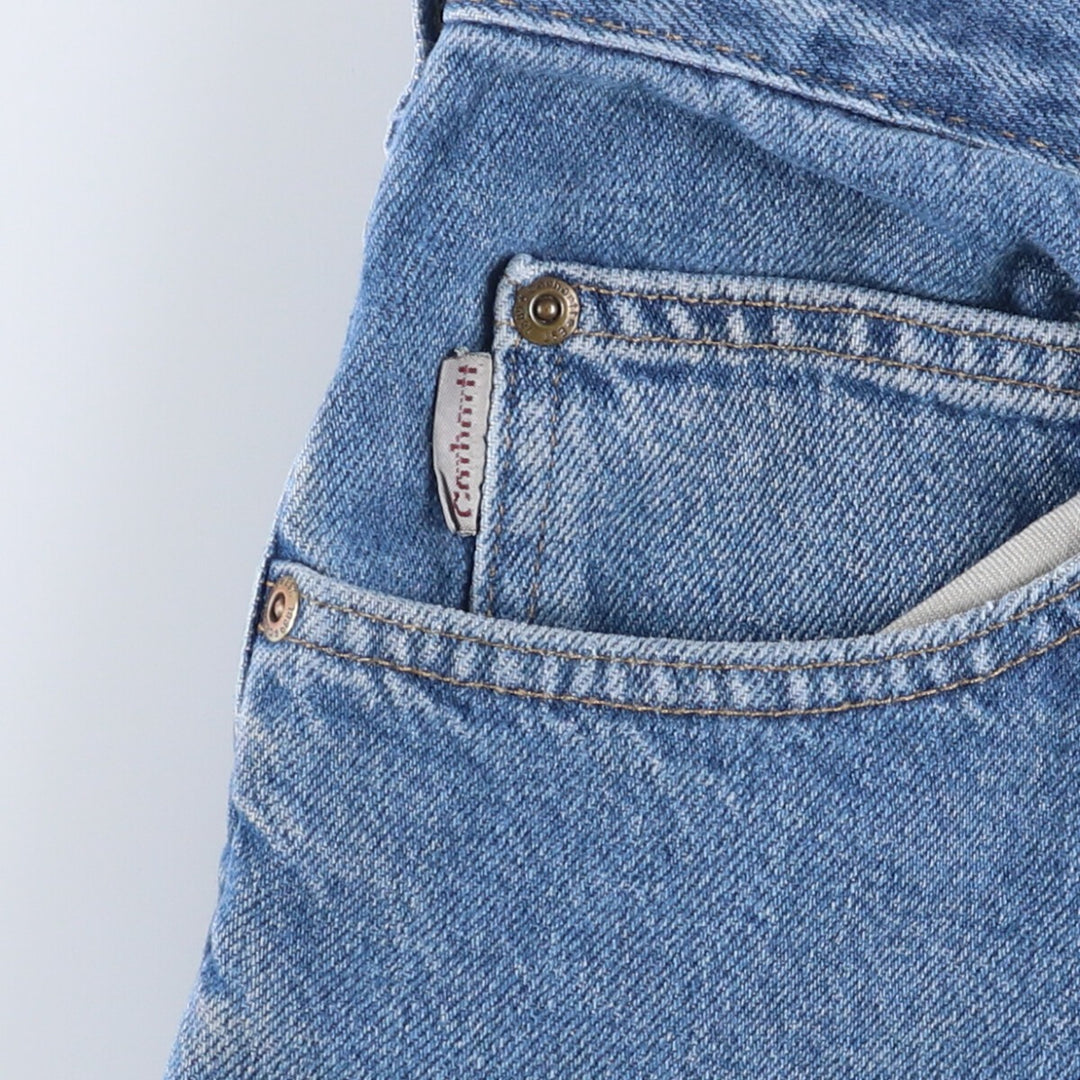 Carhartt Relaxed Fit Tapered Denim Pants for Men, W37 cotton blue type Vintage Second Hand