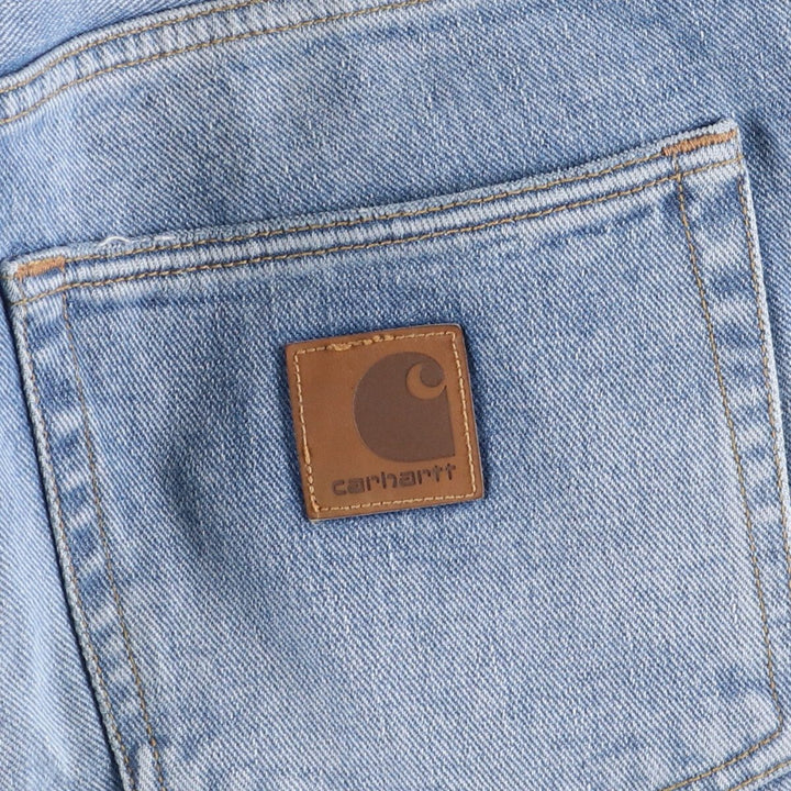 Carhartt KLONDIKE PANT, straight denim pants, men's size W34 cotton blue type Vintage Second Hand