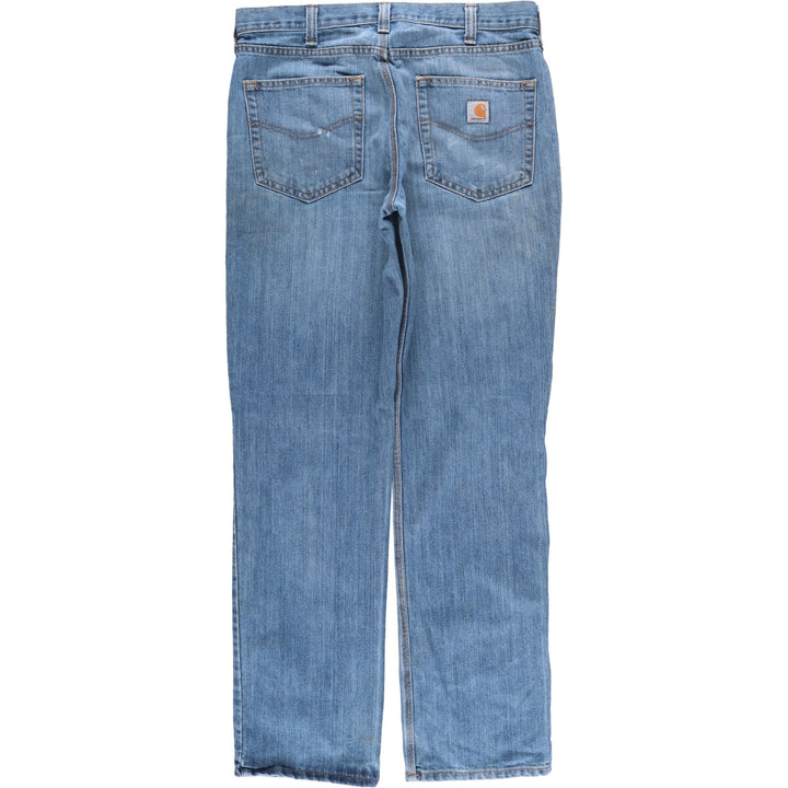 Carhartt Tapered Denim Pants for Men, W36 cotton blue type Vintage Second Hand
