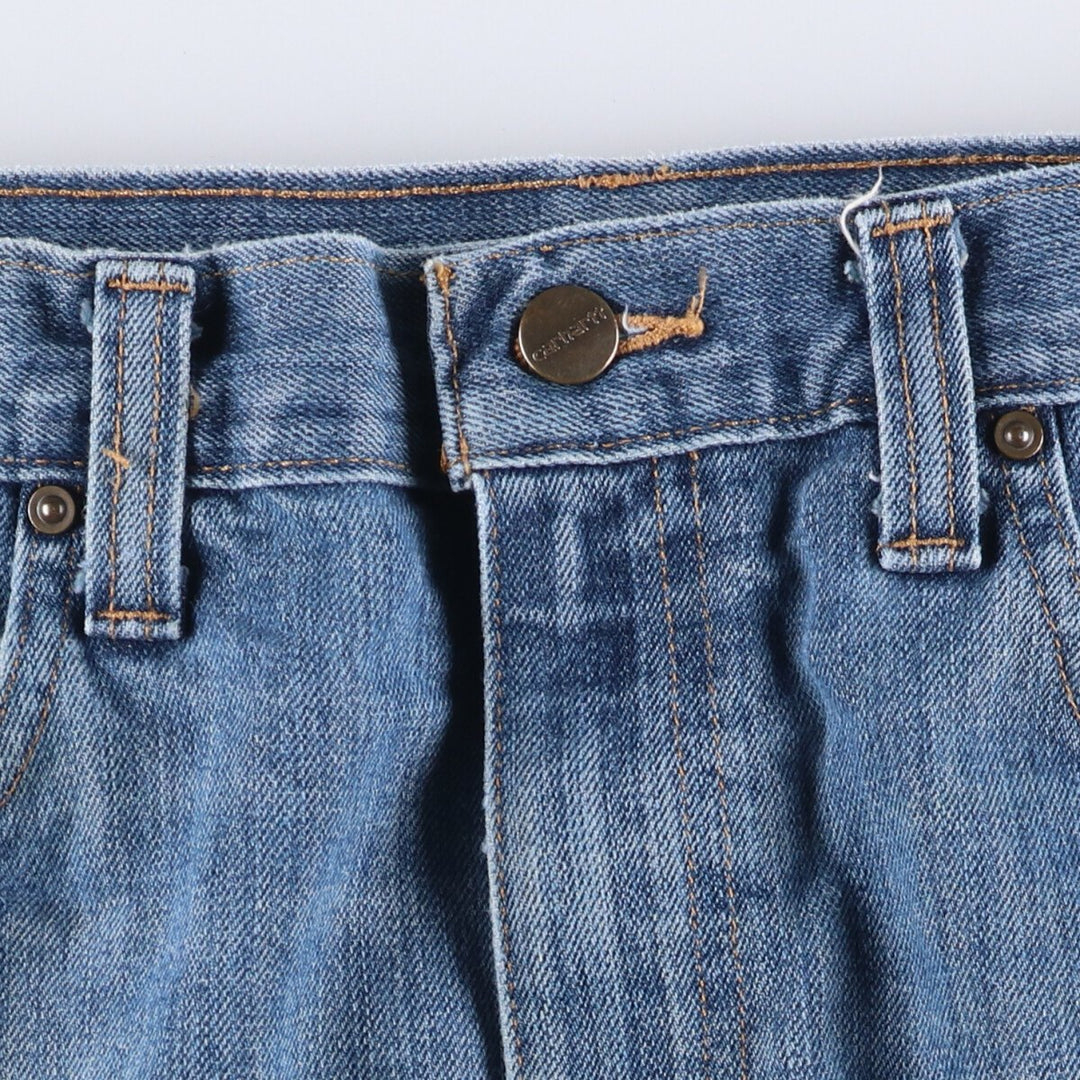 Carhartt Tapered Denim Pants for Men, W36 cotton blue type Vintage Second Hand