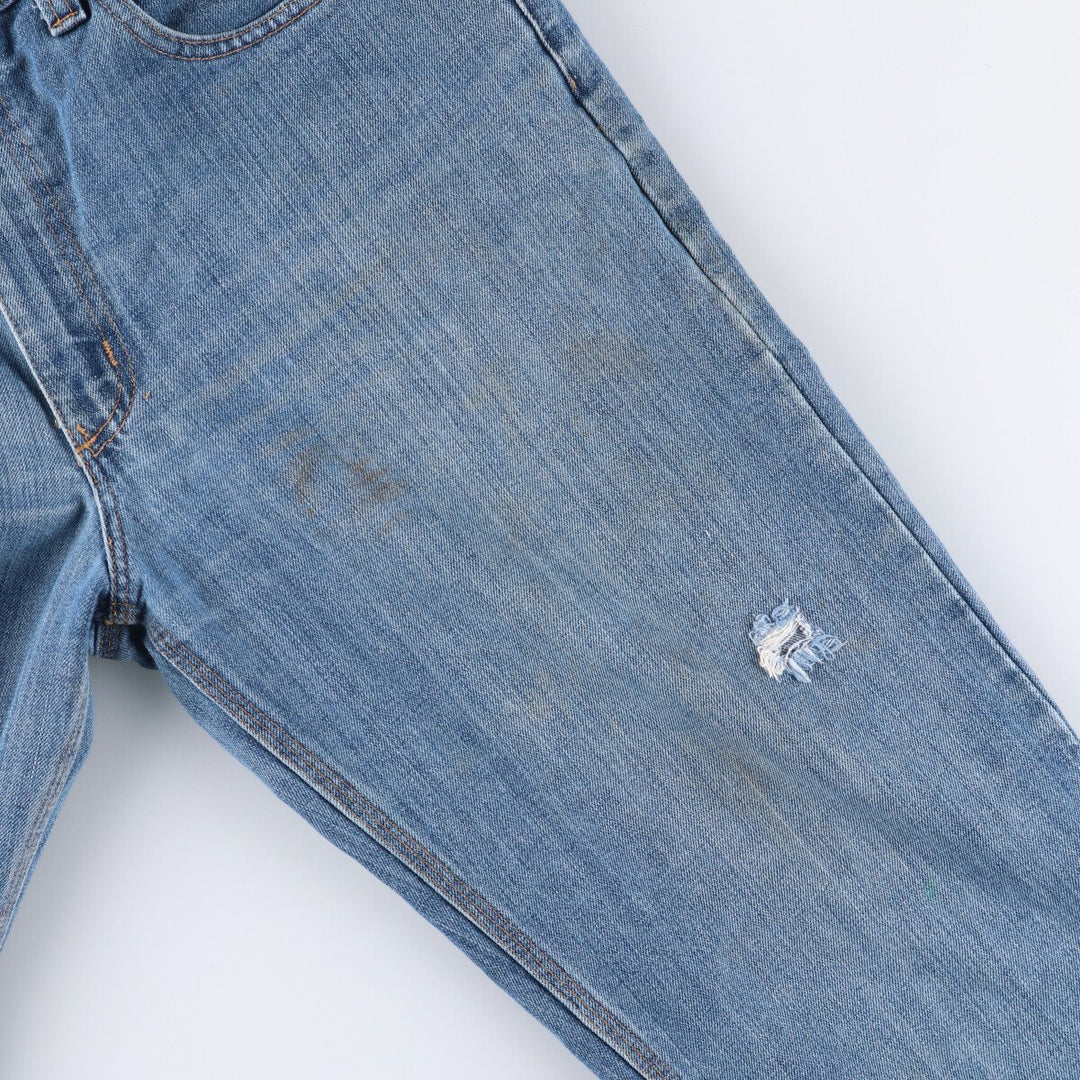 Carhartt Tapered Denim Pants for Men, W36 cotton blue type Vintage Second Hand