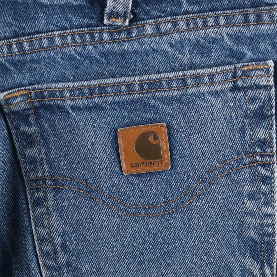 Carhartt Relaxed Fit Tapered Denim Pants for Men, W35 cotton blue type Vintage Second Hand