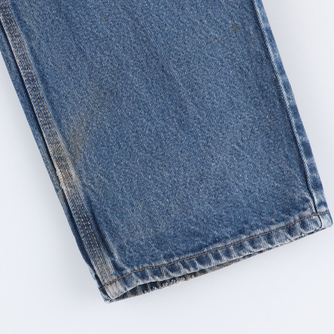 Carhartt Relaxed Fit Tapered Denim Pants for Men, W35 cotton blue type Vintage Second Hand