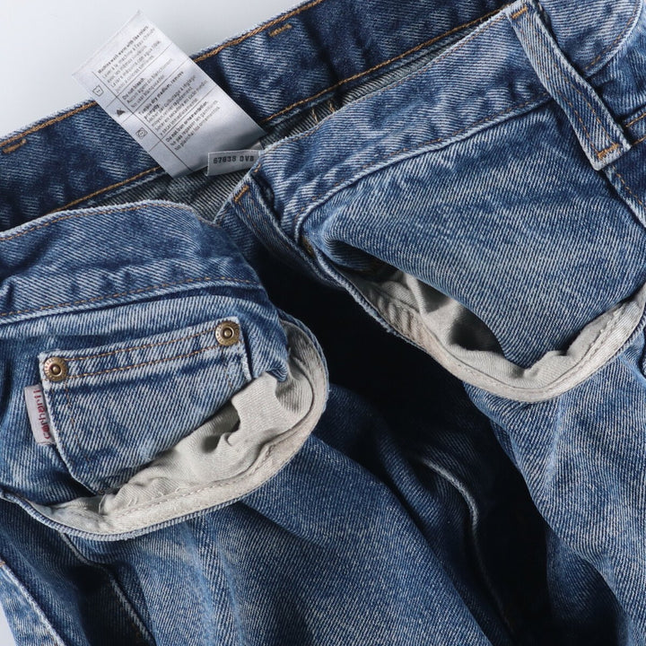 Carhartt Relaxed Fit Tapered Denim Pants for Men, W35 cotton blue type Vintage Second Hand