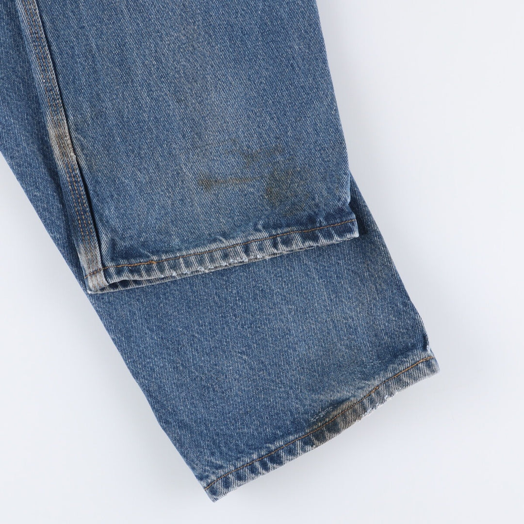 Carhartt Relaxed Fit Tapered Denim Pants for Men, W35 cotton blue type Vintage Second Hand