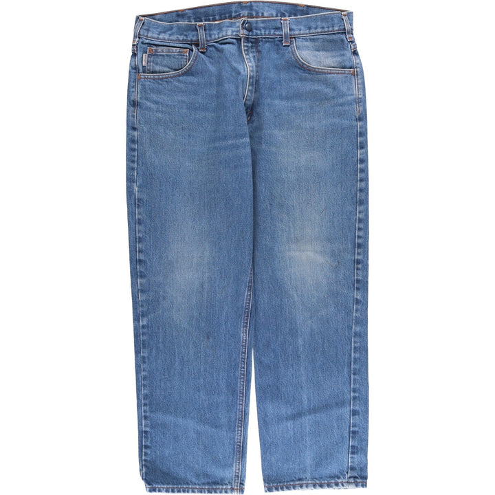 2000'S Carhartt FR Series Tapered Denim Pants, Men's Size 36 cotton blue type Vintage Second Hand
