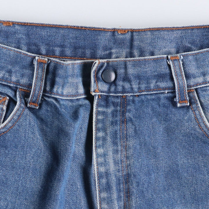 2000'S Carhartt FR Series Tapered Denim Pants, Men's Size 36 cotton blue type Vintage Second Hand