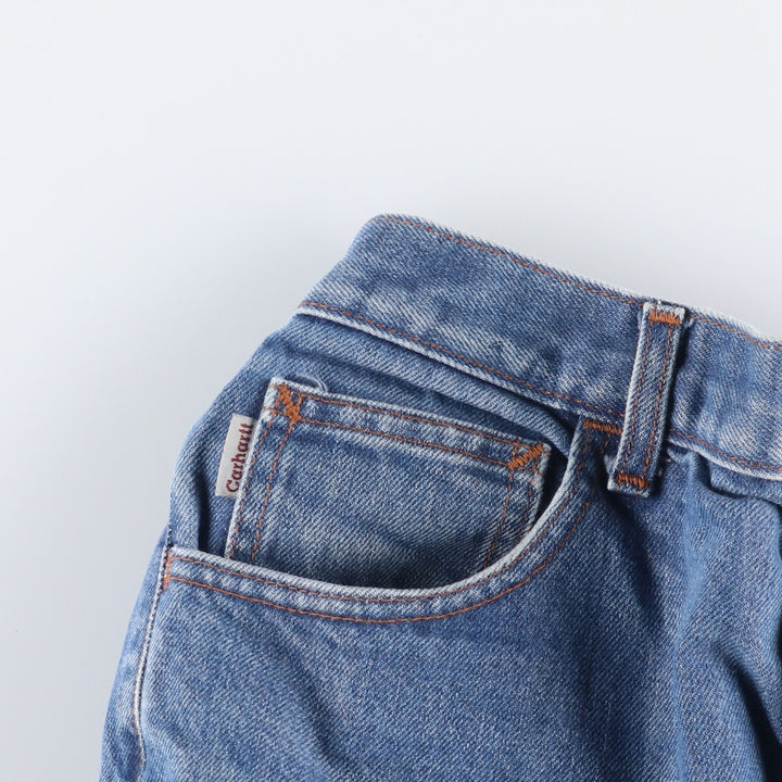 2000'S Carhartt FR Series Tapered Denim Pants, Men's Size 36 cotton blue type Vintage Second Hand