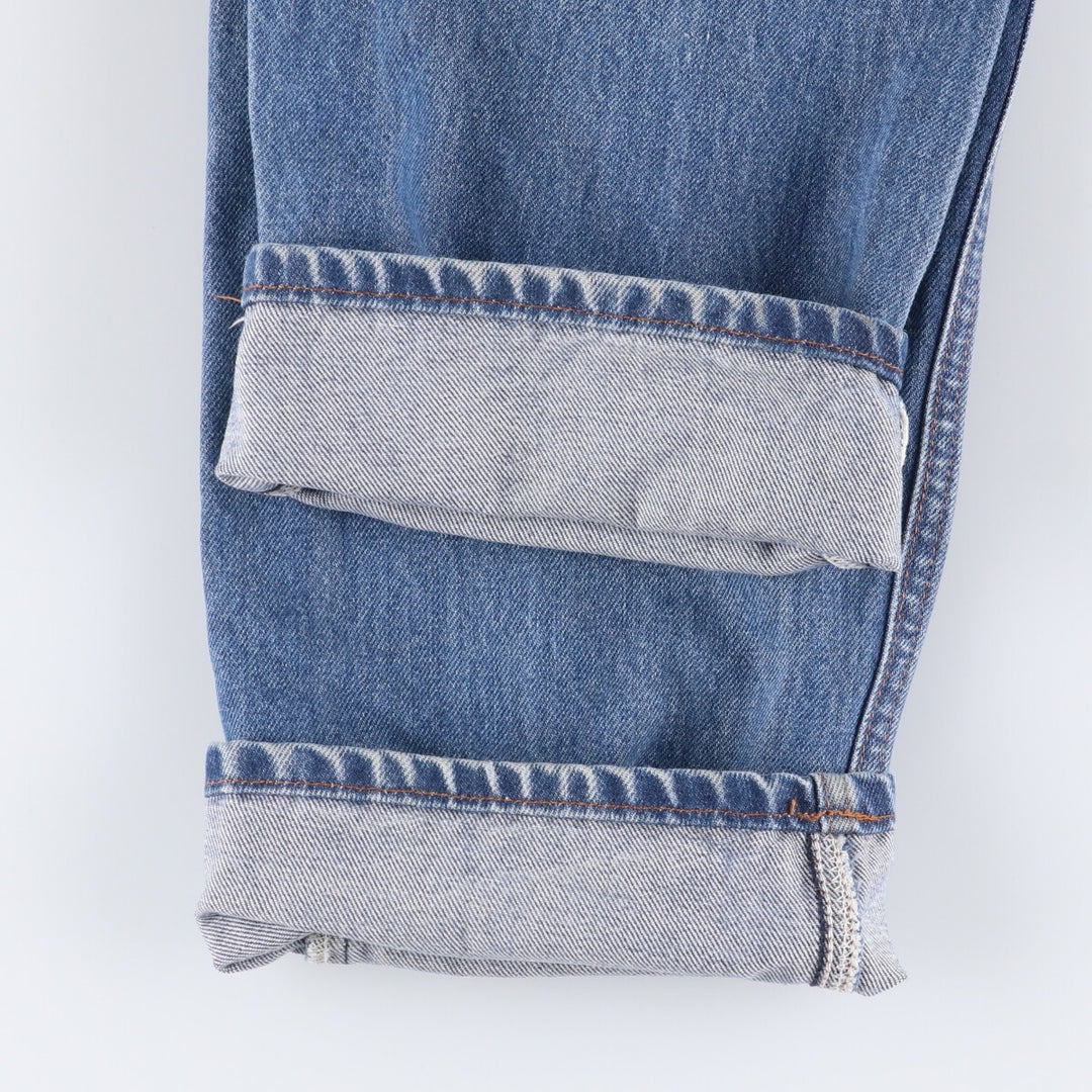 2000'S Carhartt FR Series Tapered Denim Pants, Men's Size 36 cotton blue type Vintage Second Hand