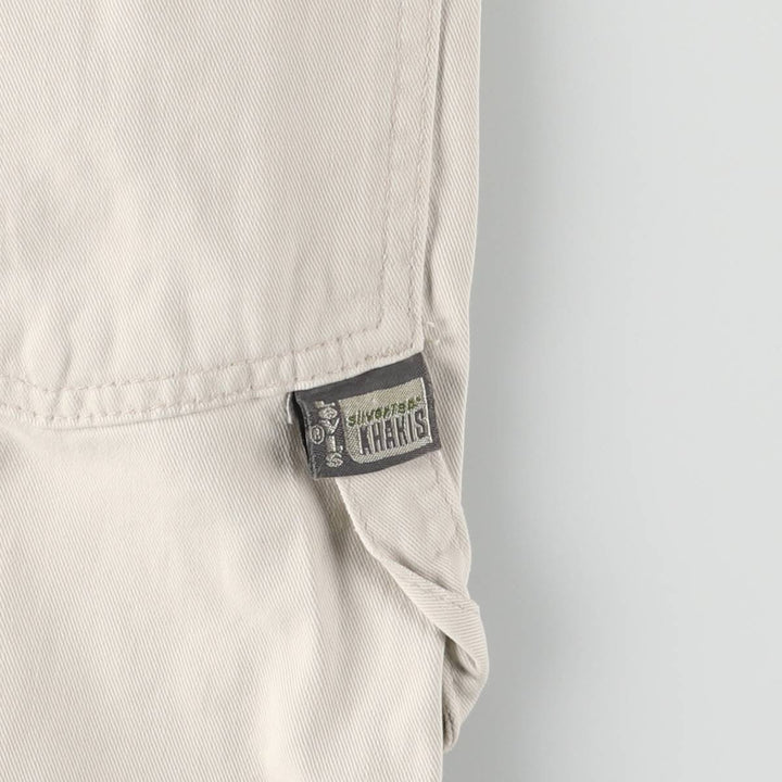 90'S Levi's Silver Tab Khakis Chino Pants, Men's, Size W31, Vintage cotton Beige type Vintage Second Hand