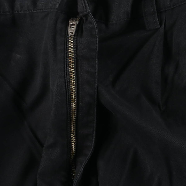 Ralph Lauren POLO by Ralph Lauren HAMMOND PANT, two-pleat chino pants, men's w35 equivalent cotton black type Vintage Second Hand
